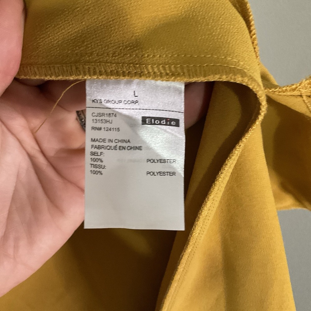 Elodie Longline Duster Cardigan Size L Spice Open Front Waterfall Drape Pockets - Picture 10 of 13